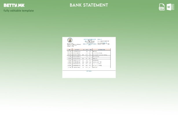 модерен стил, шаблон за збор за извод од банка во Guatemala Banco de Guatemala